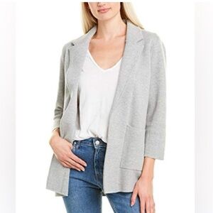 J. Crew Sophie Open Front Wool Blend Sweater Blazer